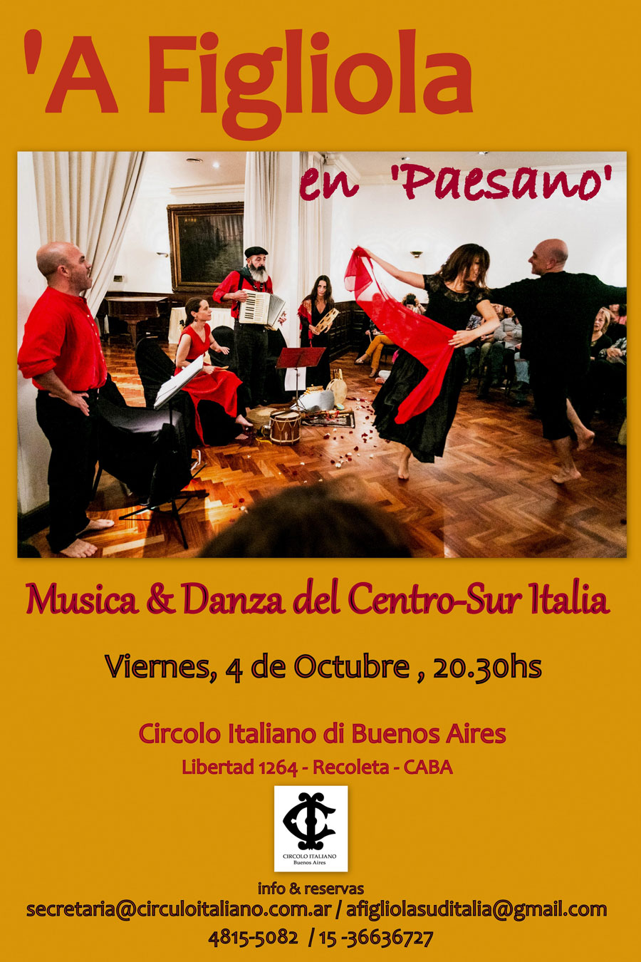 Danza, Centro, Sur, Italia, Tradicional, Tradicionales, Circulo, Italiano